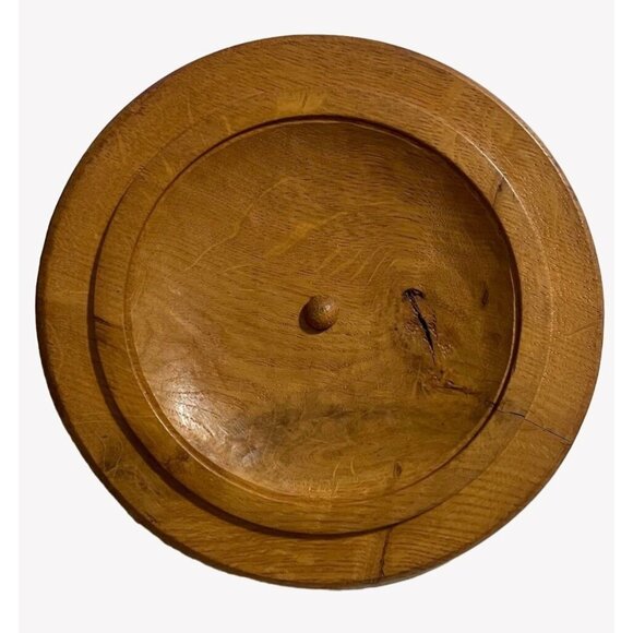 SIGNED Hans Steiner Hand Carved Wooden Trinket Box Bowl & Lid Saulgau Germany - Picture 6 of 13